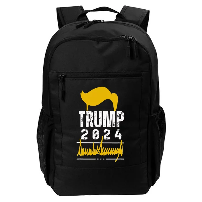 New! President Trump Signature Im Voting For Trump Daily Commute Backpack