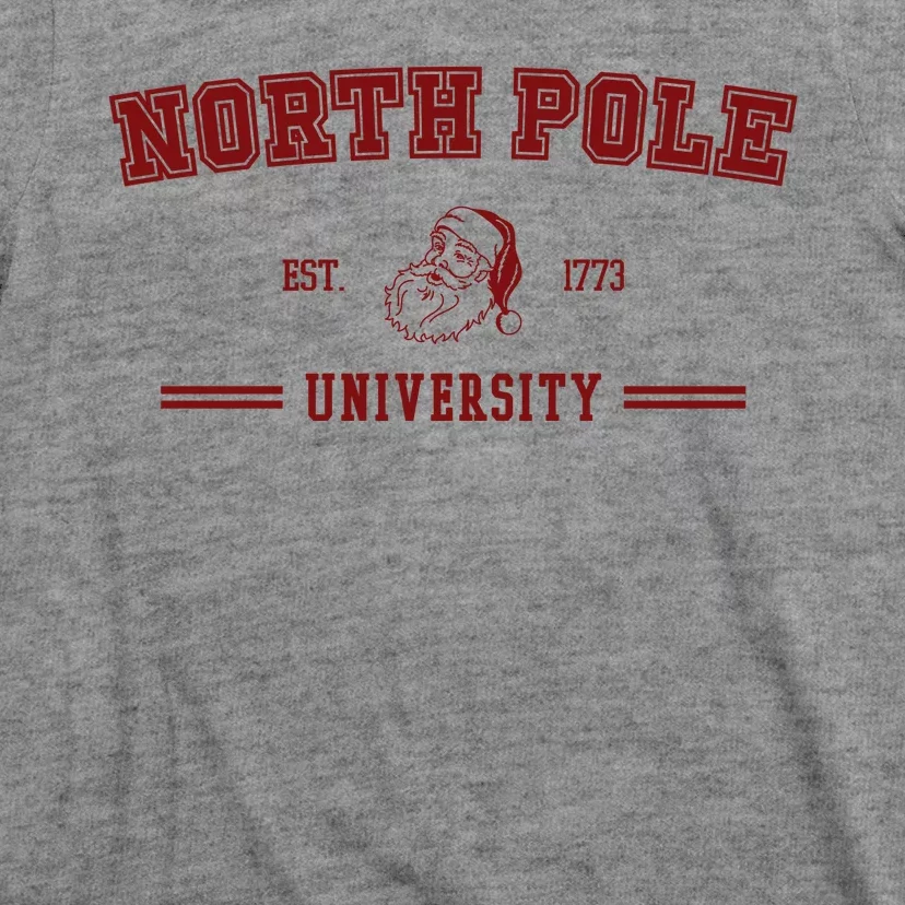 North Pole University Est 1773 Christmas T-Shirt