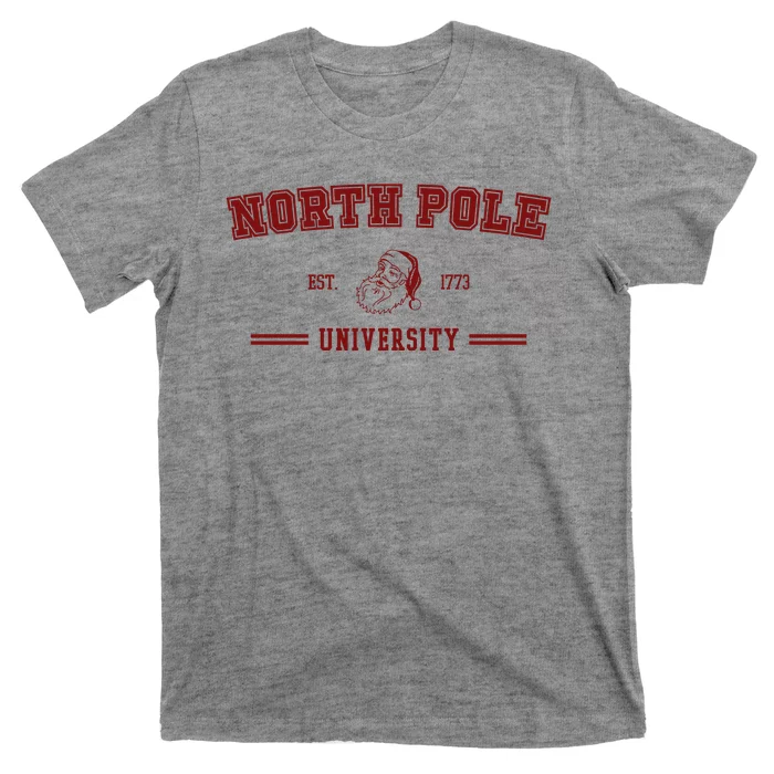 North Pole University Est 1773 Christmas T-Shirt