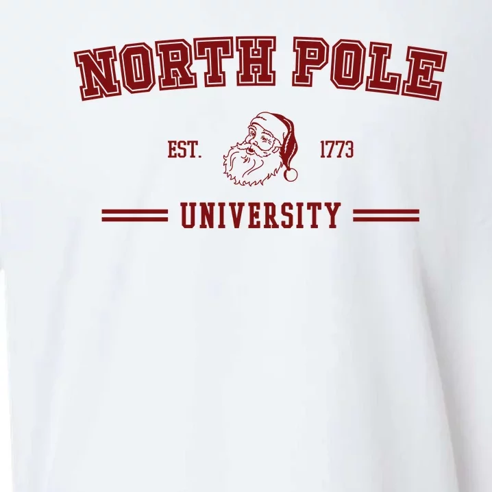 North Pole University Est 1773 Christmas Sueded Cloud Jersey T-Shirt