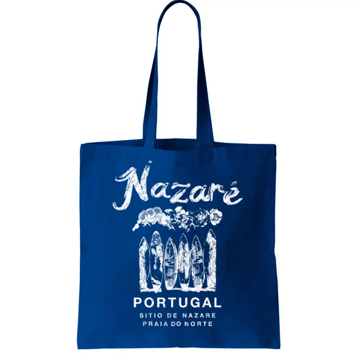 Nazare Portugal Vintage Surfing Meaningful Gift Tote Bag