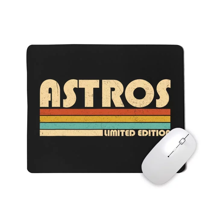 Name Personalized Vintage Retro Sport Name Mousepad