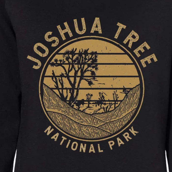 National Park Vacation Joshua Tree Womens California Wash Sweatshirt