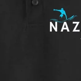 Nazare Portugal Wave Surf Surfing Surfer Dry Zone Grid Performance Polo