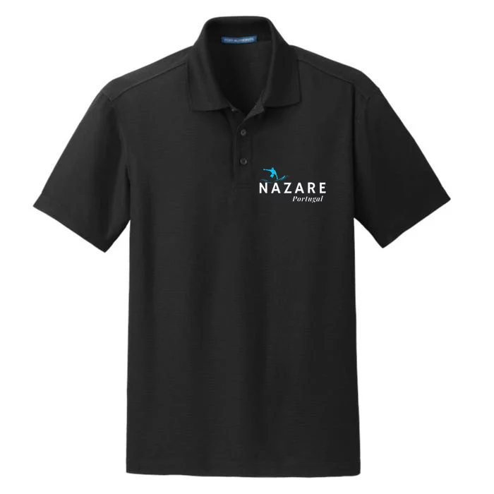 Nazare Portugal Wave Surf Surfing Surfer Dry Zone Grid Performance Polo