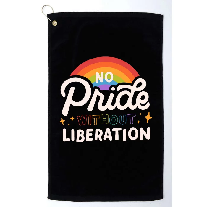 No Pride Without Liberation Lgbtq+ Activism Platinum Collection Golf Towel