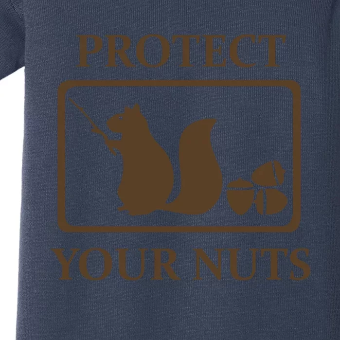 New Protect Your Nuts Baby Bodysuit