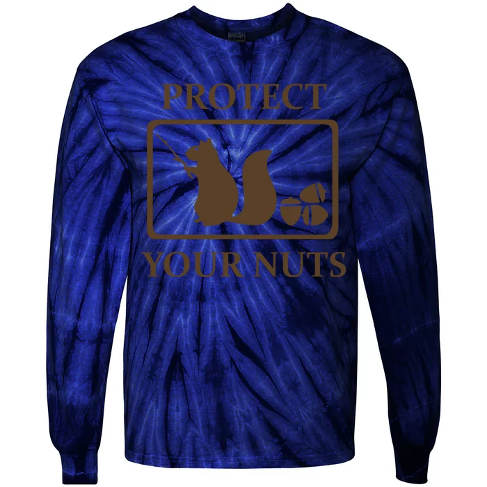 New Protect Your Nuts Tie-Dye Long Sleeve Shirt