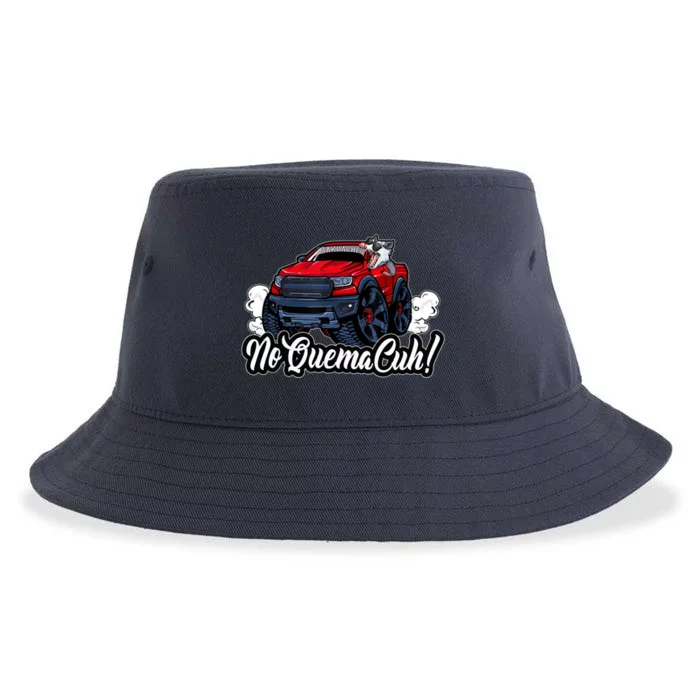 No Quema Cuh! Funny Mexican Takuache Sustainable Bucket Hat