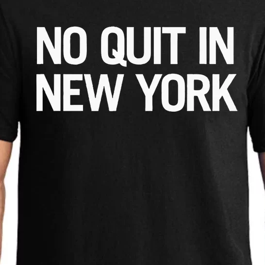 No Quitting In New York Pajama Set