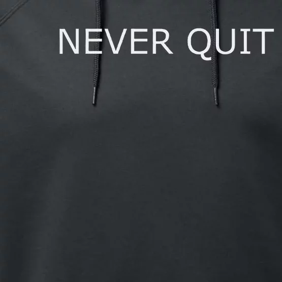 Never Quit Performance Fleece Hoodie