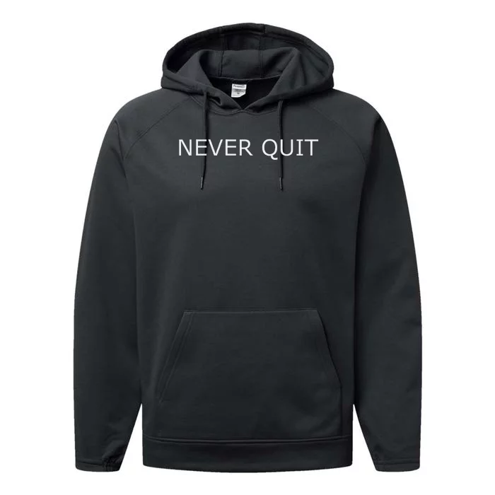 Never Quit Performance Fleece Hoodie