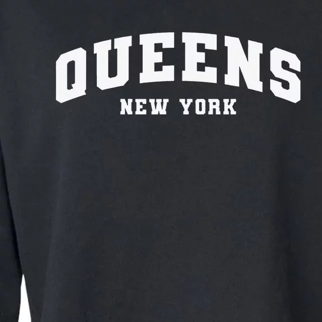 Newyork Queens Ny City New York Cropped Pullover Crew