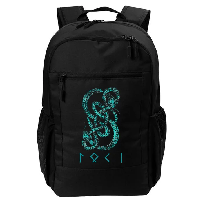 Norse Runes And Snake Nordic Norse Mythology Daily Commute Backpack