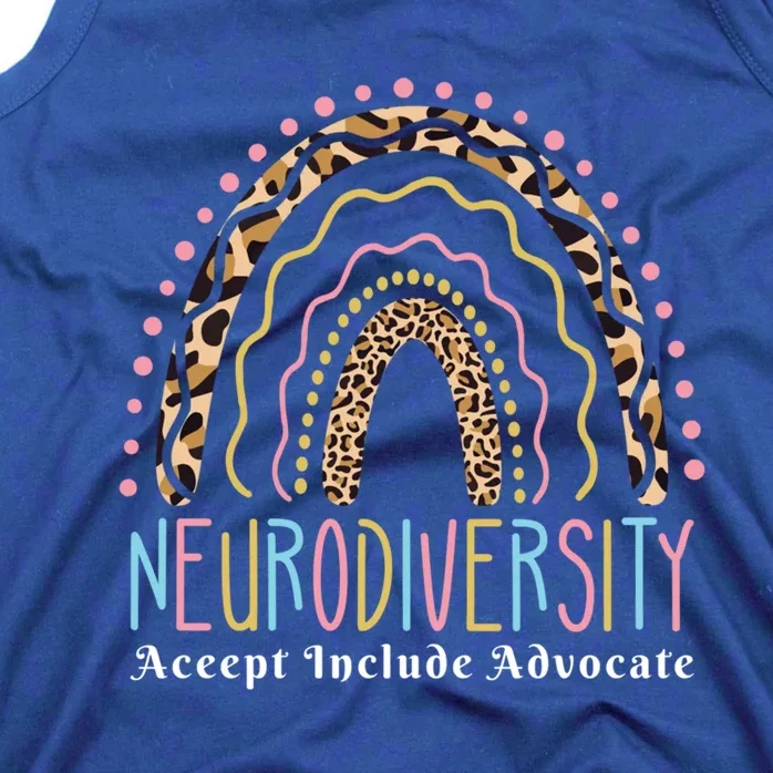 Neurodiversity Rainbow Accept Advocate Love Autism Awareness Gift Tank Top