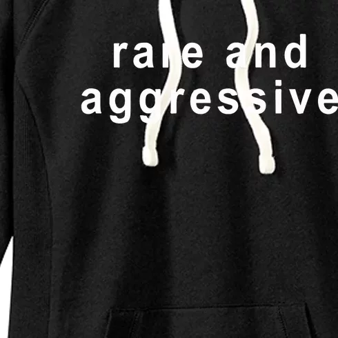 Neilmcneil Rare And Aggressive Women's Fleece Hoodie