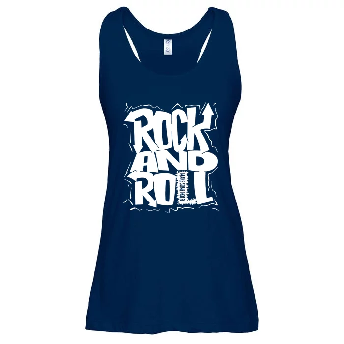 Noisy Rock And Roll Ladies Essential Flowy Tank