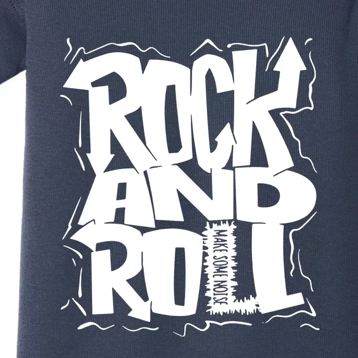 Noisy Rock And Roll Baby Bodysuit