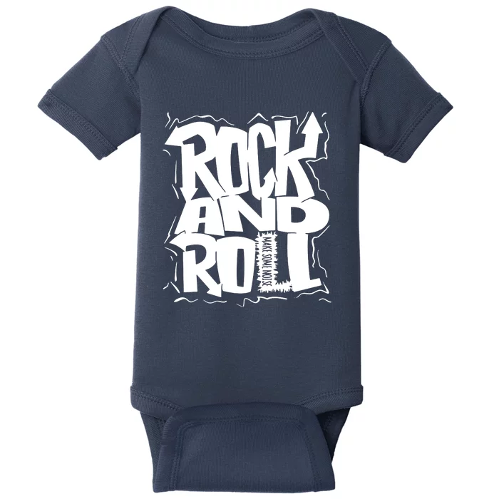 Noisy Rock And Roll Baby Bodysuit