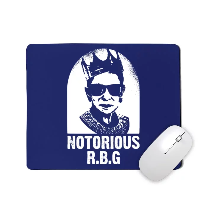 Notorious R B G Rbg Ruth Bader Ginsburg Feminist Political Gift Mousepad