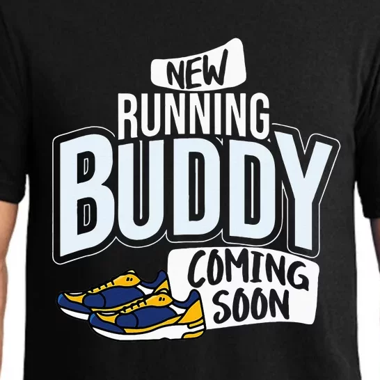 New Running Buddy Coming Soon Baby Pajama Set