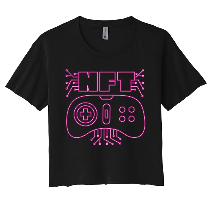 NFT Retro Controller Women's Crop Top Tee