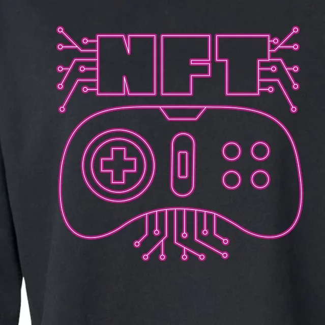 NFT Retro Controller Cropped Pullover Crew