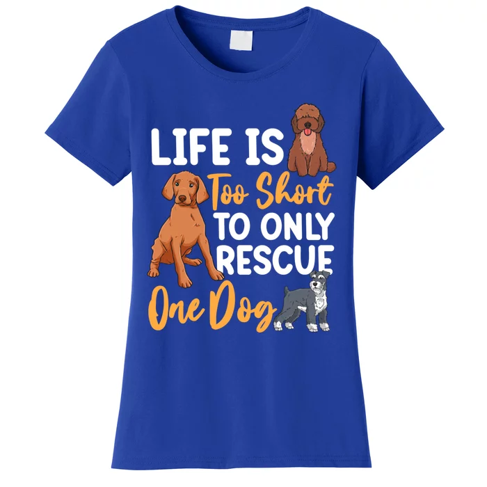 National Rescue Dog Day Animal Rights Dog Lovers Cool Gift Women's T-Shirt