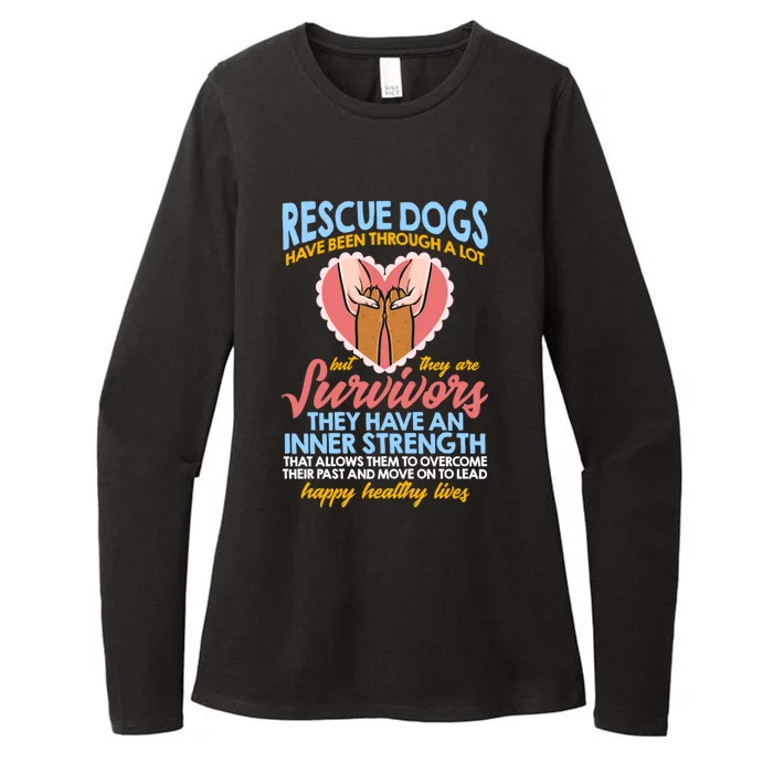 National Rescue Dog Day And Dog Shelter Employee Gift Womens CVC Long Sleeve Shirt