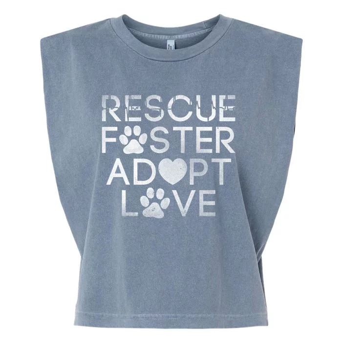 National Rescue Dog Theme Day Design For Dog Owner And Lover Gift Garment-Dyed Women's Muscle Tee