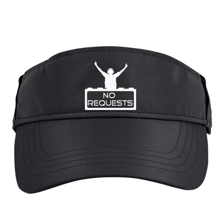 No Requests DJ Cool DJ Gear Music DJ S Deejay Adult Drive Performance Visor