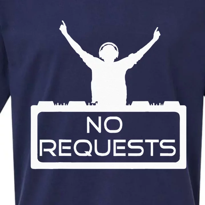 No Requests DJ Cool DJ Gear Music DJ S Deejay Sueded Cloud Jersey T-Shirt