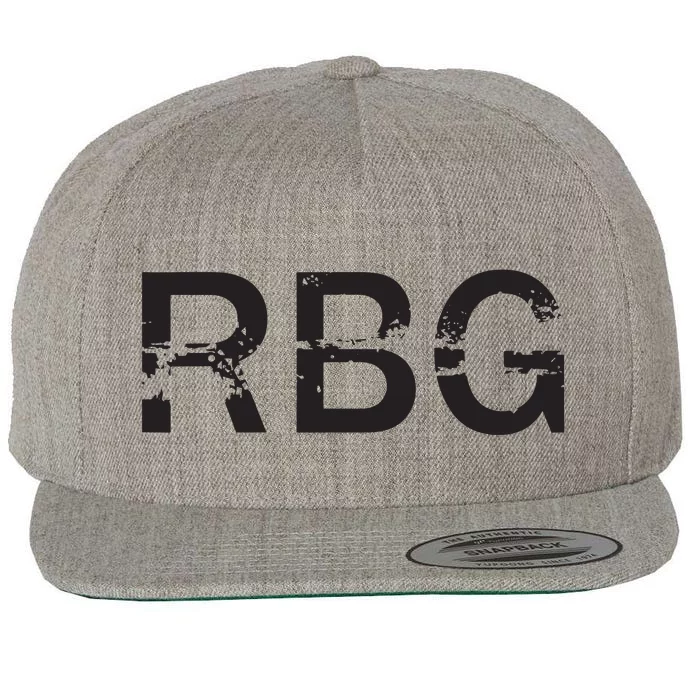 Notorious Rbg Dissent Anti Trump Political Wool Snapback Cap