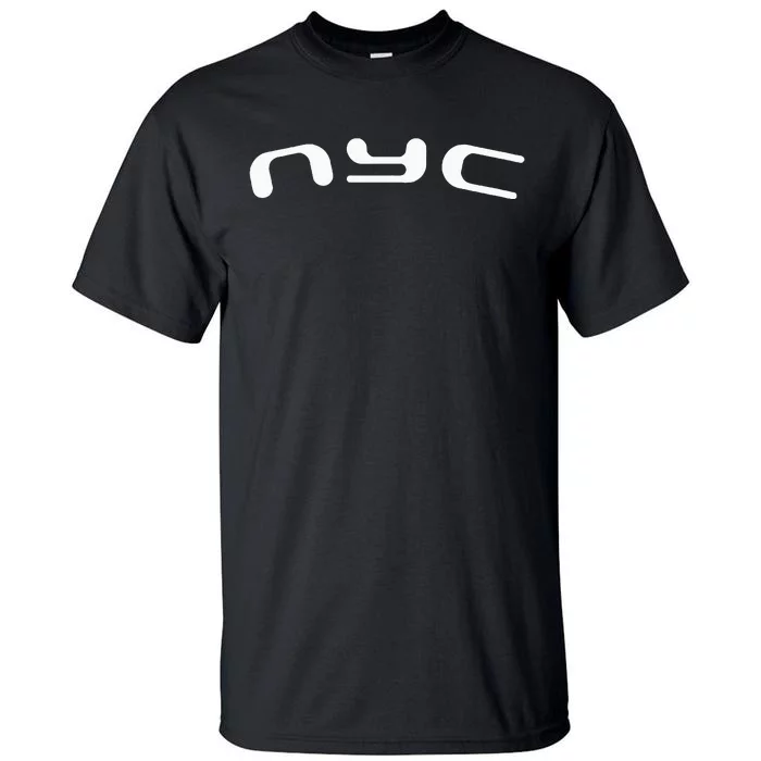 Nyc Retro Futurism Tall T-Shirt