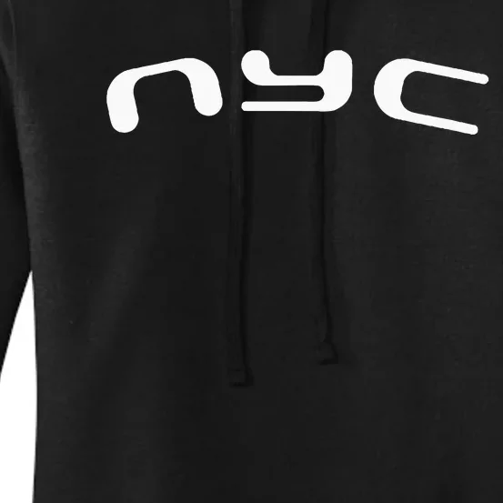 Nyc Retro Futurism Women's Pullover Hoodie