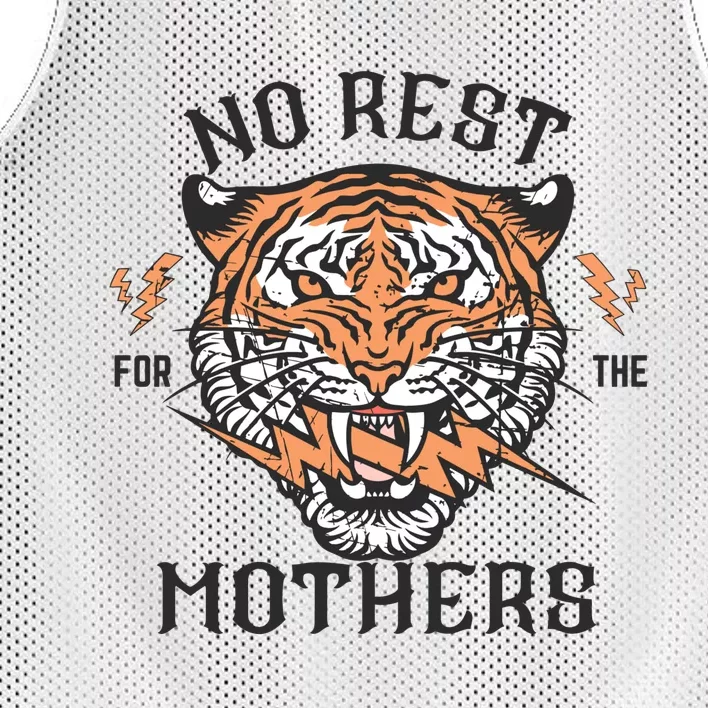 No Rest For The Mothers Badass Mama Mesh Reversible Basketball Jersey Tank