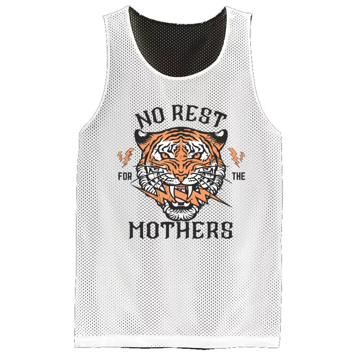 No Rest For The Mothers Badass Mama Mesh Reversible Basketball Jersey Tank