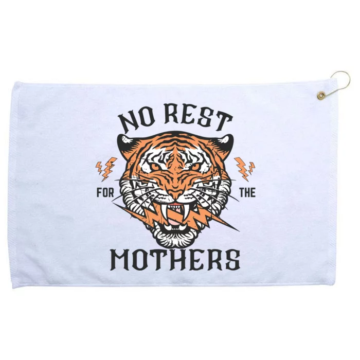 No Rest For The Mothers Badass Mama Grommeted Golf Towel