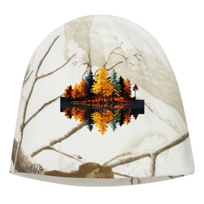 Nature Reflection Forest Trees Outdoor Wildlife Kati - Camo Knit Beanie