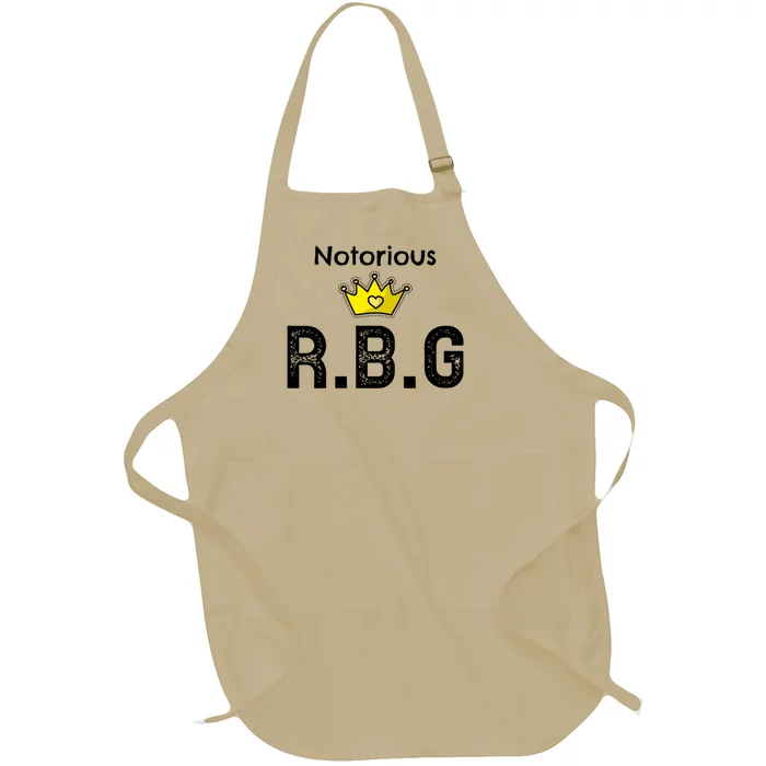 Notorious Rbg Feminism Equal Rights Power Cool Gift Full-Length Apron With Pocket