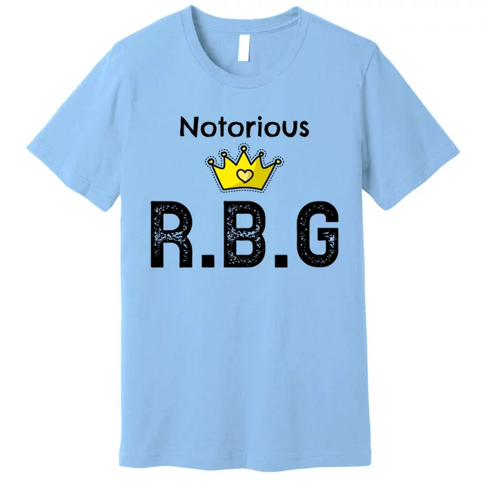 Notorious Rbg Feminism Equal Rights Power Cool Gift Premium T-Shirt