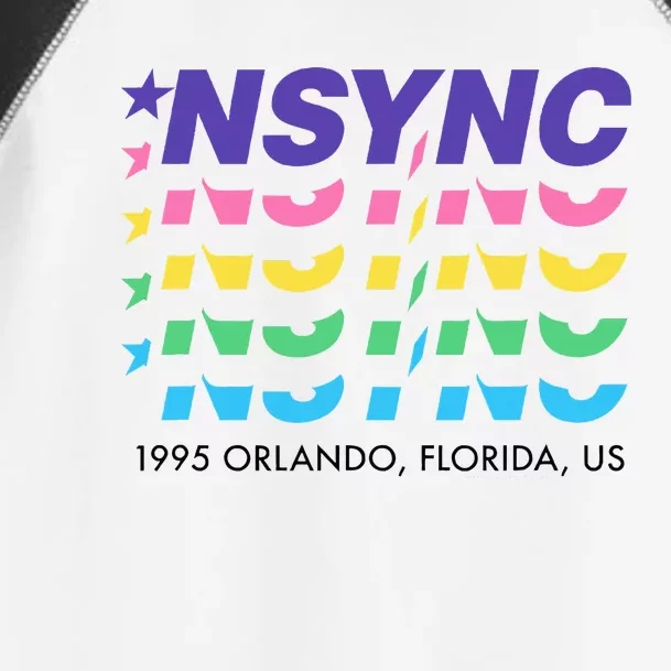 N.S.Y.N.C Retro Falling Wavy Logo Toddler Fine Jersey T-Shirt