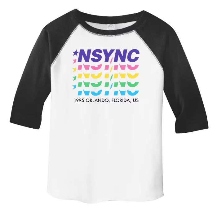 N.S.Y.N.C Retro Falling Wavy Logo Toddler Fine Jersey T-Shirt