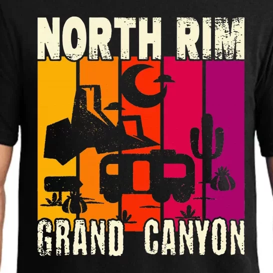 North Rim Grand Canyon Camping Pajama Set