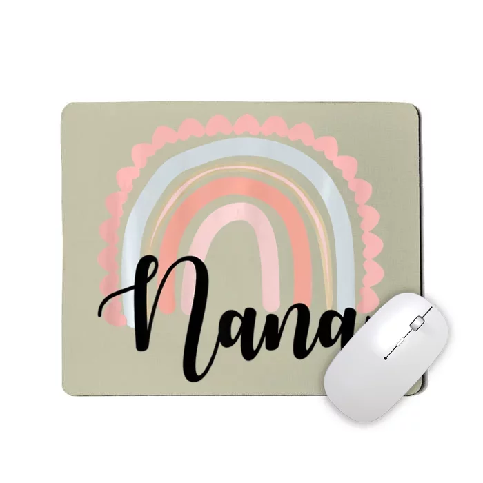 Nana Rainbow Grandma Christmas Mother's Day Mousepad