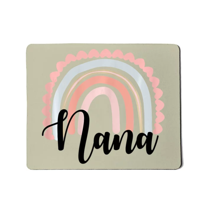 Nana Rainbow Grandma Christmas Mother's Day Mousepad