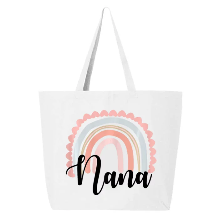 Nana Rainbow Grandma Christmas Mother's Day 25L Jumbo Tote