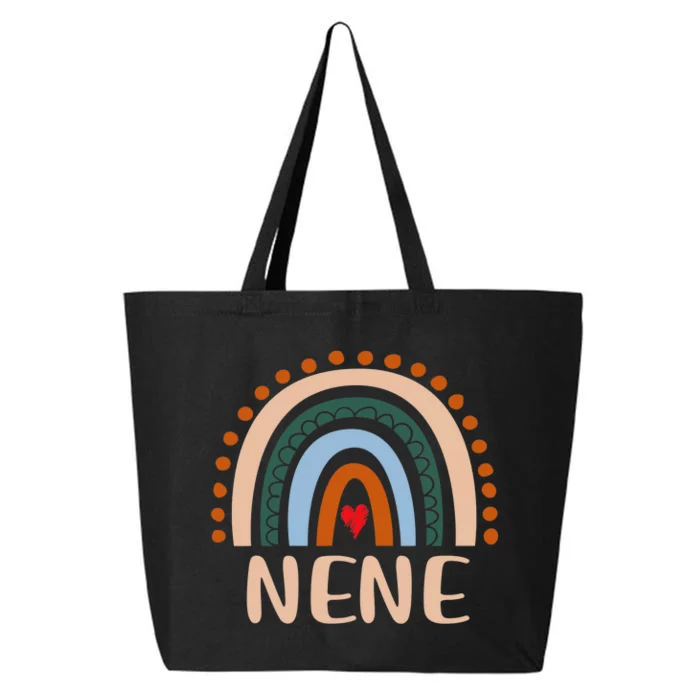 Nene Rainbow Grandma Cute Mothers Day Funny Nene 25L Jumbo Tote