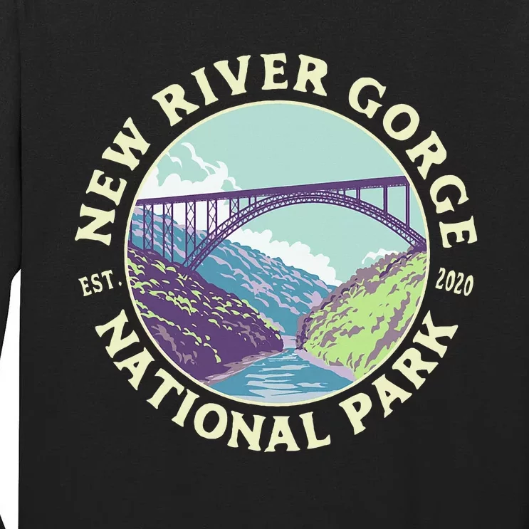 New River Gorge National Park And Preserve West Virginia Tall Long Sleeve T-Shirt