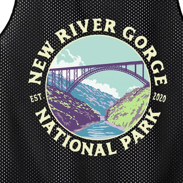 New River Gorge National Park And Preserve West Virginia Mesh Reversible Basketball Jersey Tank